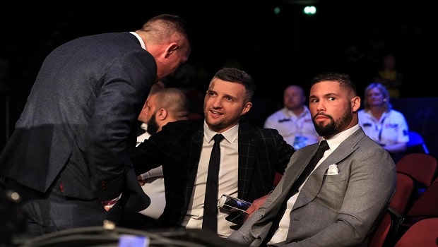 Carl Froch and Tony Bellew Boxing