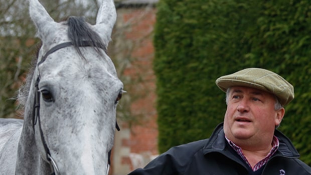 Paul-Nicholls-and-Politologue-Horse-Racing-min
