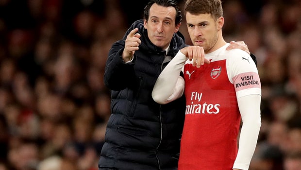 Unai-Emery-and-Aaron-Ramsey-Arsenal-min