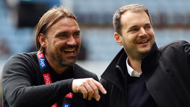 Daniel-Farke-and-Stuart-Webber-Norwich-City