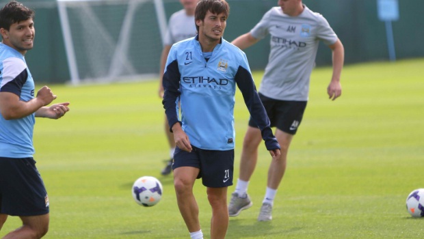 Manchester City midfielder David Silva