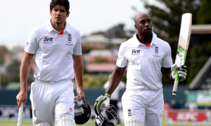 Alastair Cook and Michael Carberry England v Australia