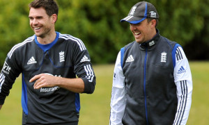 James Anderson and Graeme Swann cricketer