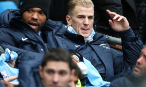 Joe Hart on-bench Manchester City