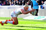 Ryan Hall England scores v ireland rugby league world cup