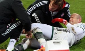 Arjen Robben bayern munich injury