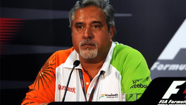 Vijay Mallya Force India team principal 