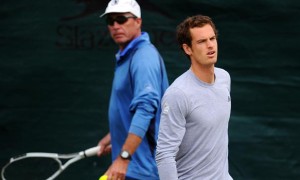 Andy Murray with his coach Ivan Lendl