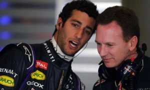 Christian Horner and Daniel Ricciardo Redbull