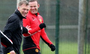 David Moyes and Wayne Rooney Manchester United