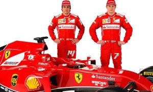 Fernando Alonso and Kimi Raikkonen Ferrari formula one f1