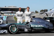 Lewis Hamilton and Nico Rosberg Mercedes World Drivers Championship