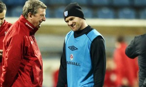 Roy Hodgson England manager and Wayne Rooney