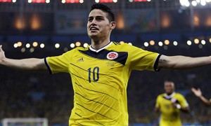 James Rodriguez Colombia for Golden Boot