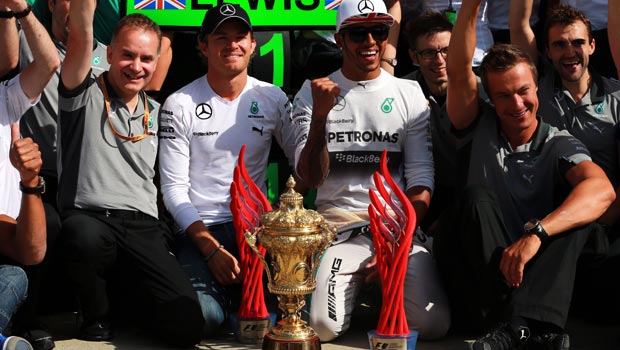 Lewis Hamilton winning 2014 British Grand Prix