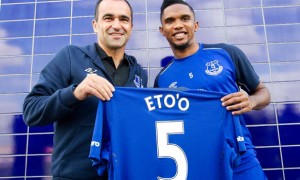 Evertons new signing Samuel Eto'o