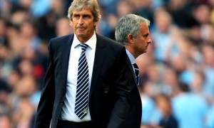 Manuel Pellegrini and Jose Mourinho