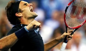 Roger Federer beats Gael Monfils US Open 2014