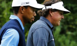 Tiger Woods and Phil Mickelson