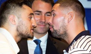Nathan Cleverley and Tony Bellew