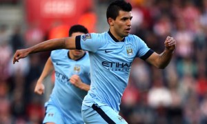 Manchester City star striker Sergio Aguero