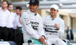 Mercedes Nico Rosberg and Lewis Hamilton