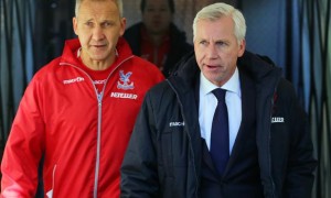 Crystal Palace Manager Alan Pardew and Keith Millen