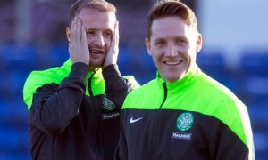 Kris Commons and Leigh Griffiths Celtic