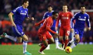 Raheem Sterling Liverpool v Chelsea Capital One Cup