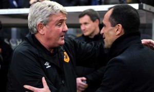 Roberto Martinez and Steve Bruce