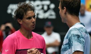 Tomas Berdych and Rafael Nadal Australian Open