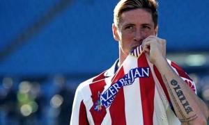 Atletico Madrid striker Fernando Torres