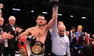 Carl Froch IBF super-middleweight title belt