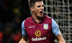 Aston Villa defender Ciaran Clark ahead of Ireland