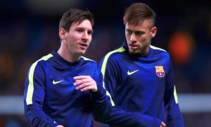 Lionel Messi and Neymar Barcelona