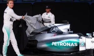Nico Rosberg and Lewis Hamilton Mercedes W06