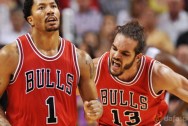 Derrick Rose and Joakim Noah Chicago Bulls