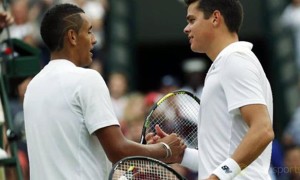 Milos Raonic and Nick Kyrgios