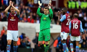 Aston Villa goalkeeper Shay Given
