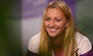 Defending Wimbledon champion Petra Kvitova