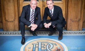 New Rangers Manger Mark Warburton and Assistant Manager David Weir