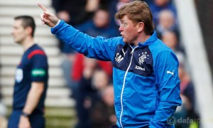 Rangers Manager Stuart McCall Scottish Premiership