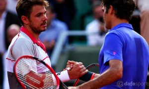 Stanislas Wawrinka v Roger Federer French Open 2015