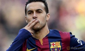 Barcelona forward Pedro