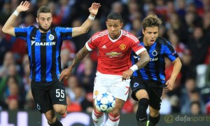 Man United 3-1 Club Brugge Memphis Depay