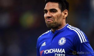 Chelsea forward Radamel Falcao Champions League