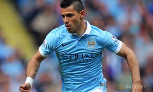 Manchester City striker Sergio Aguero