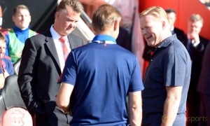 Manchester United Louis van Gaal and Southampton Ronald Koeman