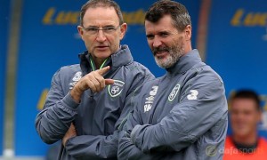 Republic of Ireland Martin ONeill and Roy Keane Euro 2016