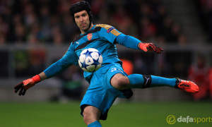 Arsenal goalkeeper Petr Cech Champions League